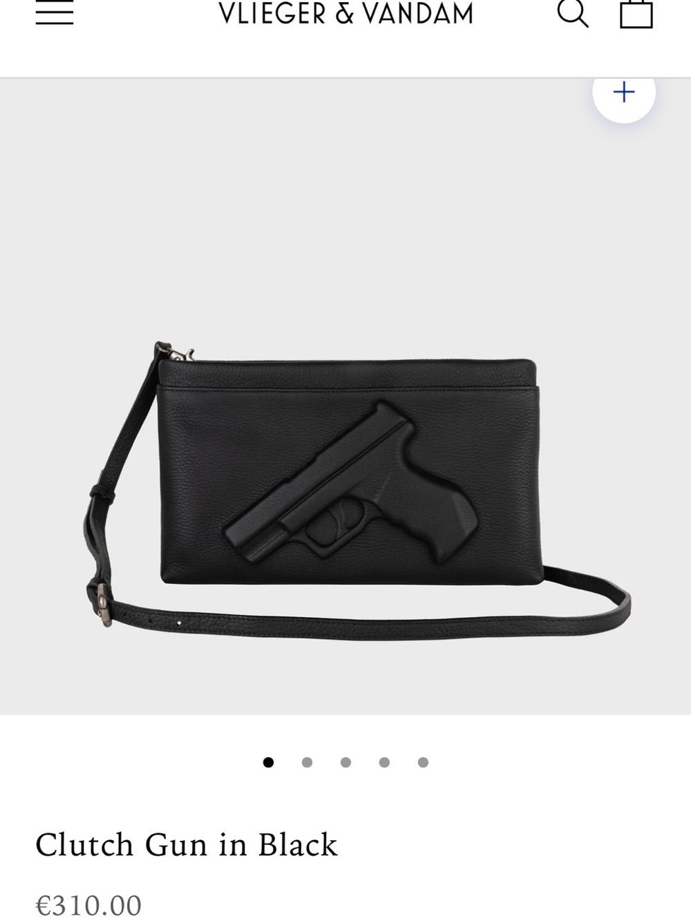 Vlieger and Vandam convertible clutch purse